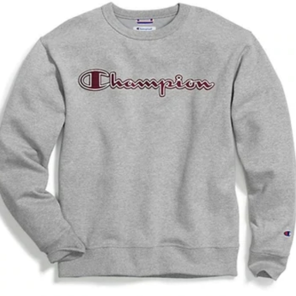 SOLD!!!CHAMPION POWERBLEND OXFORD CREW